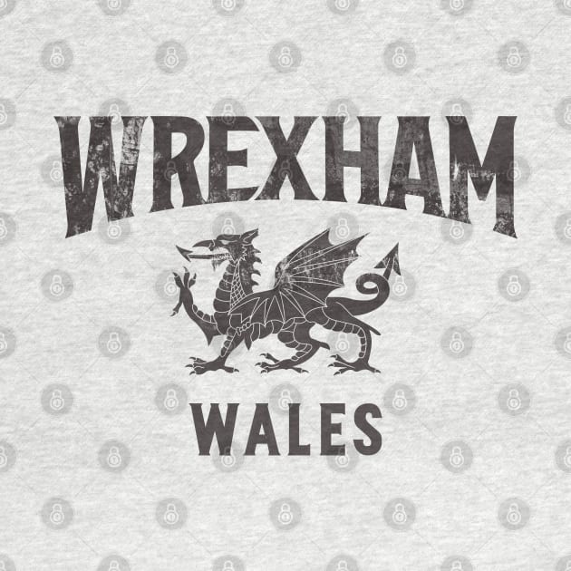 Wrexham Wales / Cymru Black by vycenlo